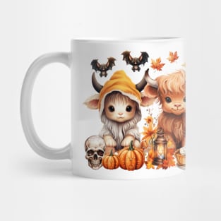 Happy Hallothanksmas Highland Cow #2 Mug